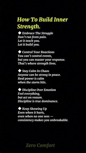 How To Build Your Inner Strength. #psychologyfacts