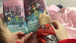 My first reading library—the deep dark Woods