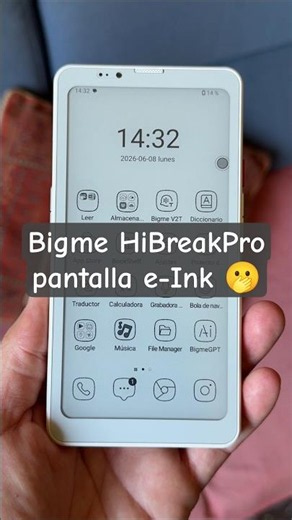 Bigme HiBreak Pro, with e-Ink display 🫢