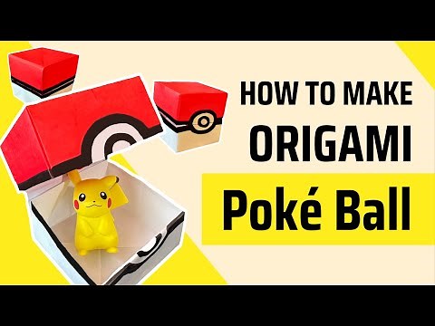 Origami Pokémon Ball - Easy Origami for Beginners