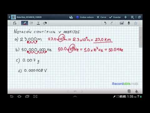 Notación cientifica y prefijos
