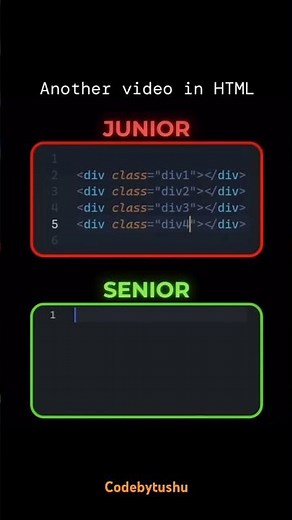 "HTML Basics to Advanced: Mastering Junior & Senior Level Skills!" #webdevelopment #css #html