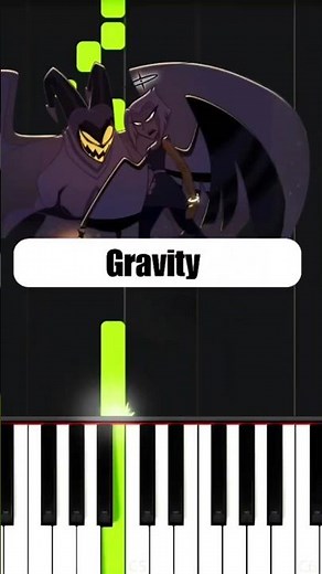 Gravity - Hazbin Hotel | EASY Piano Tutorial #shorts