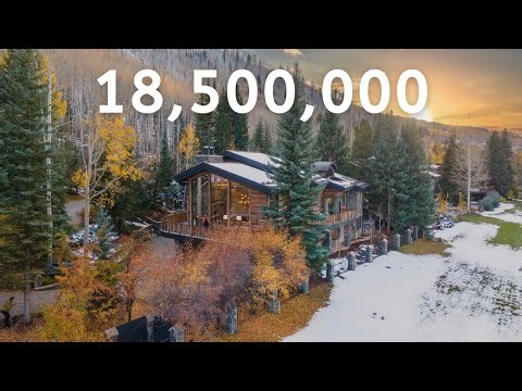 Jaw Dropping $18.5M VAIL MANSION with Mountain Views & on a Golf Course! | Colorado Luxury Homes