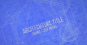 Blueprint Logo Reveal - Final Cut Pro Template