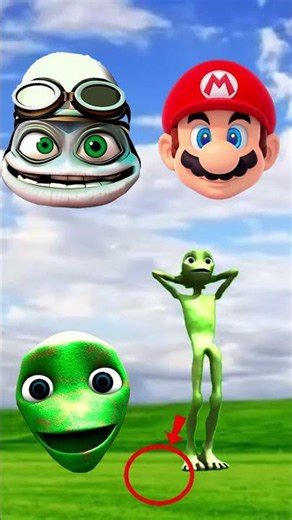 Wrong Eyes 👀 Dame Tu Cosita Challenge! Green Alien vs Crazy Frog and Mario