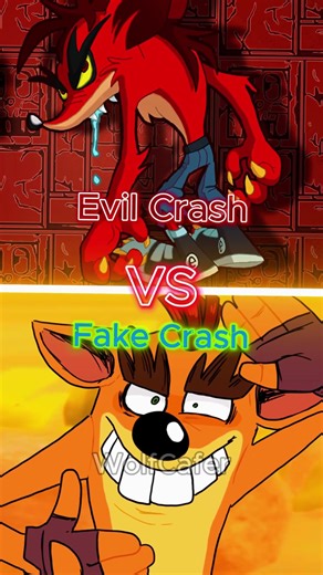 Evil Crash VS Fake Crash #shorts