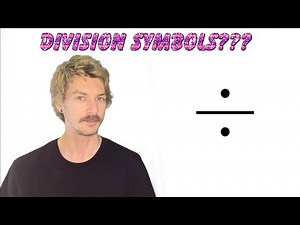 Division symbols