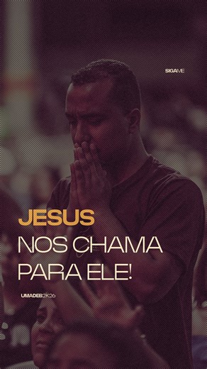 UMADEB | ADEB | Jovens | Congresso | Jesus Cristo | Fé on Instagram: "JESUS ESTÁ NOS CHAMANDO PARA ELE! 💖💫 Nesses dias, estamos sendo lembrados de que tudo começa aceitando um chamado de vir até Ele. Antes de receber poder, autoridade, antes dos milagres, existe uma resposta sincera ao chamado. Isso tudo nasce da intimidade! Jesus não é referência do passado, Ele é o centro de tudo. E seguir esse Jesus exige decisão. Exige negar a si mesmo, romper com o que nos afasta d’Ele e escolher viver um