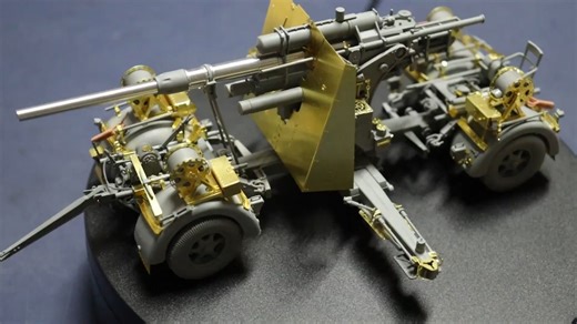 边境 1/35 德国88炮模型制作