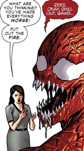 When carnage tried to be a hero #carnage #comics #marvel