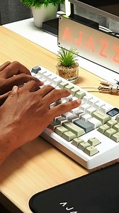 🔥 Level Up Your Setup with AJAZZ QS87 Max! 🔥 Sleek Plus White CNC aluminum build meets ultra-smooth TTC Flame Red V2 switches for that next-level vibe. Tri-mode wireless freedom a vibrant TFT screen to flex your style with custom GIFs. RGB glow, 8000mAh long-life battery, pure power for marathon gaming or all-day grind. Ready to crush it anywhere, anytime? This is your new keyboard obsession. 💥 | Vibe Gaming