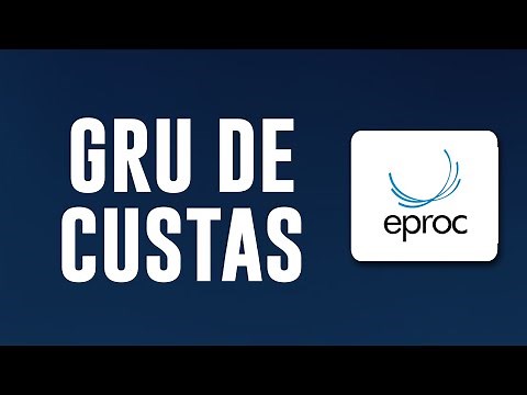 Como gerar GRU para recolhimento das custas processuais | Tutorial eproc