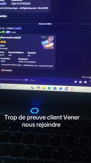 Serveur vouch discord #bluemagic #vouch #discor