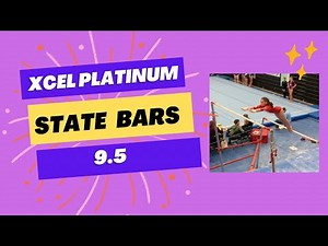 Xcel Platinum Bar routine! #gymnastics