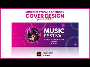 Music Festival Facebook Cover Design - how to design an Outstanding event Social media cover banner