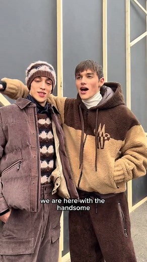Backstage at the Moncler Grenoble Fall/Winter 2025 Show