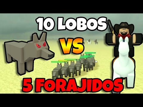 QUE PASA si USAMOS 10 LOBOS VS LOS FORAJIDOS 😱 Dead Rails ALPHA ROBLOX #roblox #deadrails #update