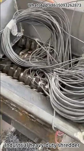 Efficient Metal Shredding Process with our Shredder Machine！#shreddermachines