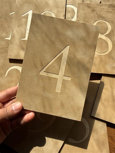 Wedding Table Numbers – Elegant Velvet Table Numbers, Double Sided Wedding Decor - Etsy