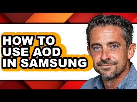How to Use Aod in Samsung (only Way)