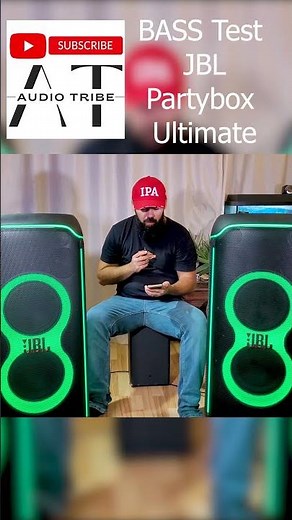 BASS Test 2JBL Partybox Ultimate 10%vs20%vs30%....vs100%