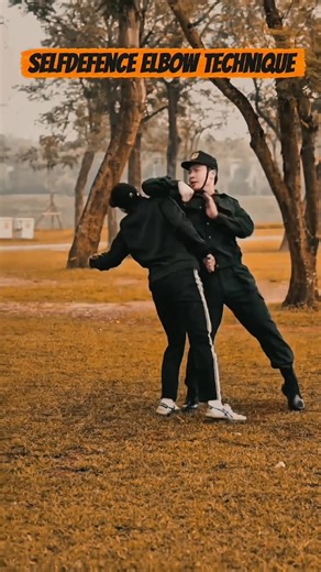 ⚡Fast & Powerful Elbow Tutorial (Must Know Move)💥 #army #streetdefense #elbowstrike