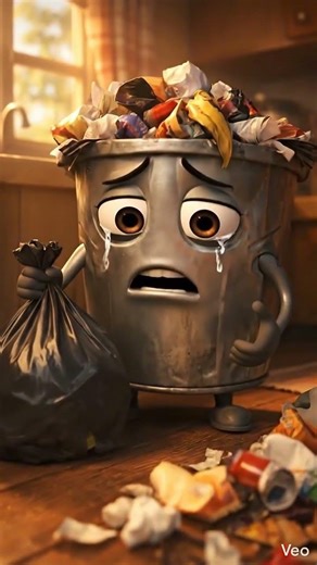 The Sad Dustbin Story 🗑️ | If Trash Bins Could Talk | AI Animation