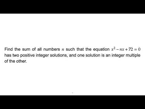 Problem Solving | Quadratic Equation | Berkeley Math Tournament 2025