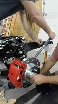 Big brake install #55belair 1955 Belair torque Tuesday #automobile #1955chevrolet