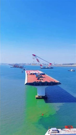 Latest progress of Xiajin Bridge #bridge #highwaydevelopment #technology #infrastructure