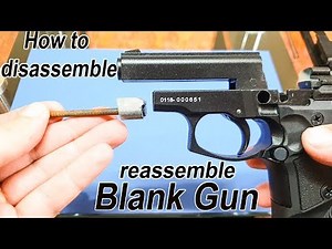 How to disassemble,clean, reassemble Blank Gun (Black Zoraki 914)