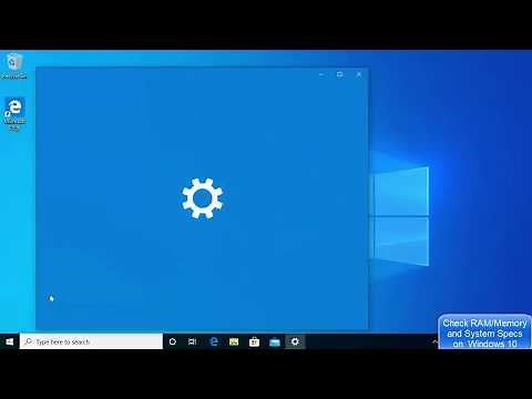 How to check RAM, Memory and System Specs on Windows 10