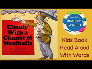🌧 Kids Books Read Aloud | Cloudy With a Chance of Meatballs by Judi Barrett | Children’s Books