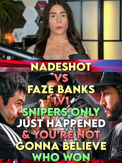 The Nadeshot VS FaZe Banks 1v1 Snipers Only Just Happened And You're Not Going To Believe Who Won @fazeclan @nadeshot #FaZe #NadeShot #CallofDuty #Gaming #ZEFF