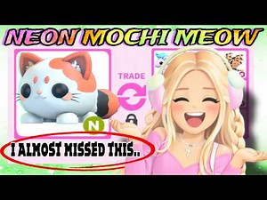 Trading Neon Mochi Meow In Adopt Me… This Took A TURN 😳