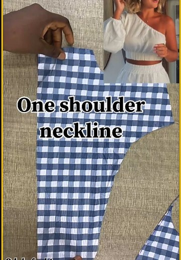 Cutting a One Shoulder Neckline: DIY Sewing Tips
