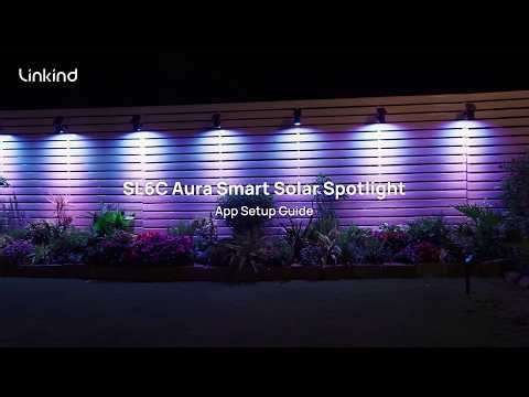 How to | App Setup Guide - Linkind SL6C Aura Smart Solar Spotlight