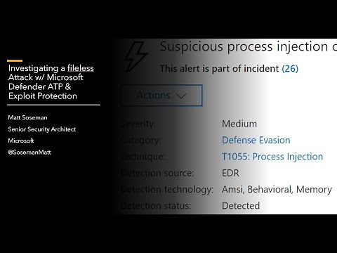 Investigating a Fileless Attack w/ Microsoft Defender ATP & Exploit Protection