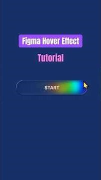 How to Create a Color-Changing Hover Button in Figma 🎨✨ | Interactive Component Tutorial #shorts