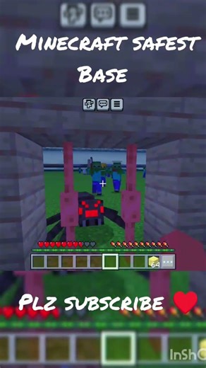 legend minecraft safest 😱 base in the Minecraft #minecraft #minecraftshorts