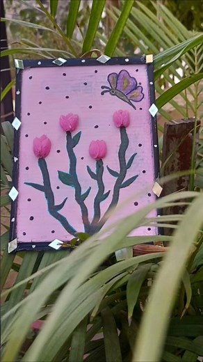 # Pista shell se bni cute flowers# # Pink Vibes # Shorts Viral #Handmade Happiness #💞🌷🦋