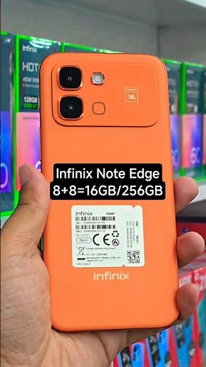 Infinix Note Edge 5G Unboxing Beautiful Look | Dimensity 7100 | 8+8=16GB/256GB #kashitack #shorts