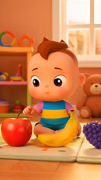 Basic fruit names for kids #fruit #fruits #baby #kids