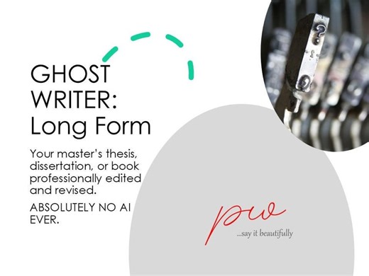 Professional Thesis & Dissertation Editing, Personal Wordsmith (digital) - Etsy