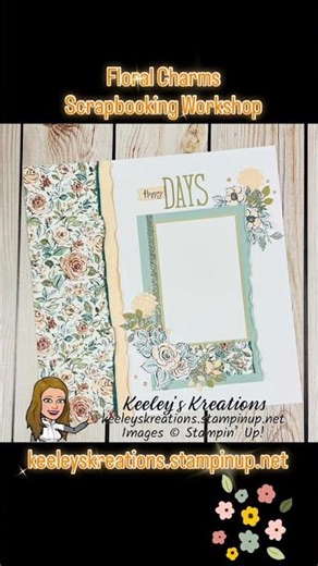 Floral Charms Scrapbooking Magic 🌸✨ | 3 Stunning Double-Page Layouts!!