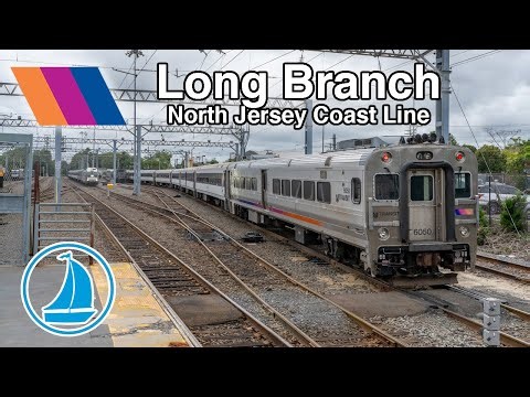 New Jersey Transit Trains at Long Branch