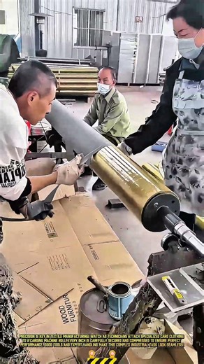 Carding Machine Roll Clothing Attachment Process - Good Tools and Machinery Make Daily Work Easy