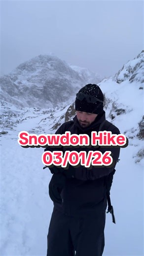 Snowdon Hike Adventure in Extreme Weather Conditions
