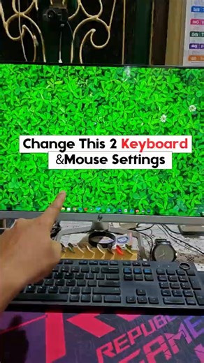 Change This 2 Keyboard & Mouse Settings✅ #windows #pcsettings